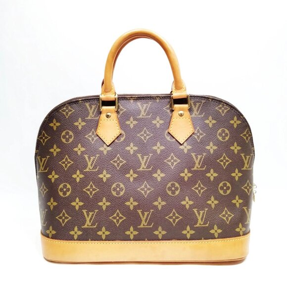 Authentic Louis Vuitton Alma Brown Monogram Hand Bag mn650-111725 - Picture 1 of 16
